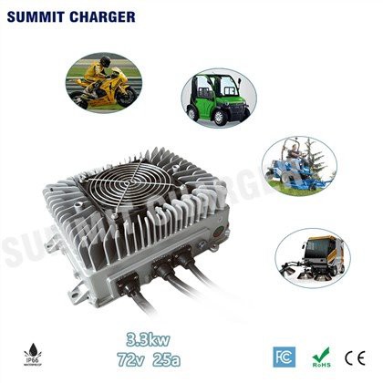 מטען סוללות 72v 25a עמיד למים עם PFC